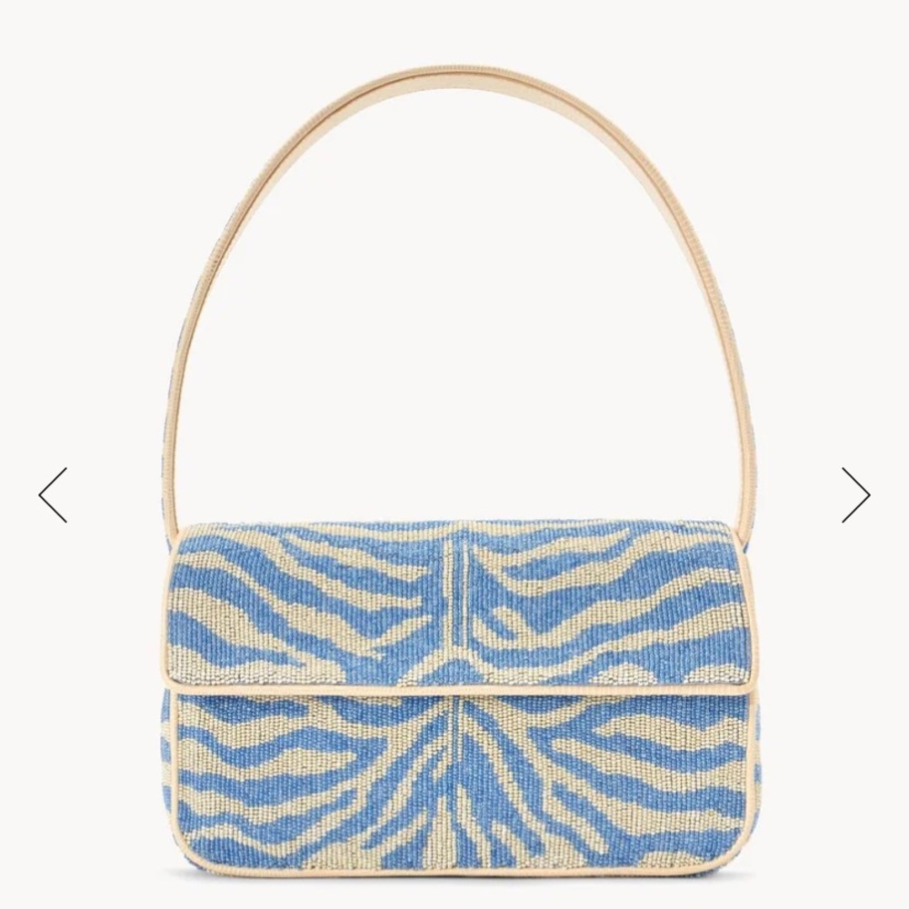 Staud Tommy Bag Blue Zebra